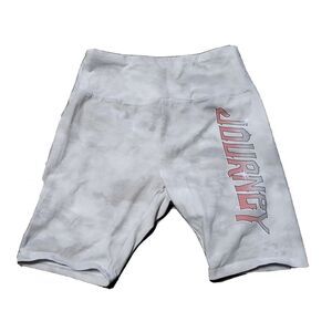 Journey Biker Shorts Fitted Workout Tie Dye Athletic Bottoms Womens Size Small